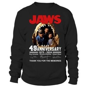 Jaws 2024 49th Anniversary Movie Sweatshirt